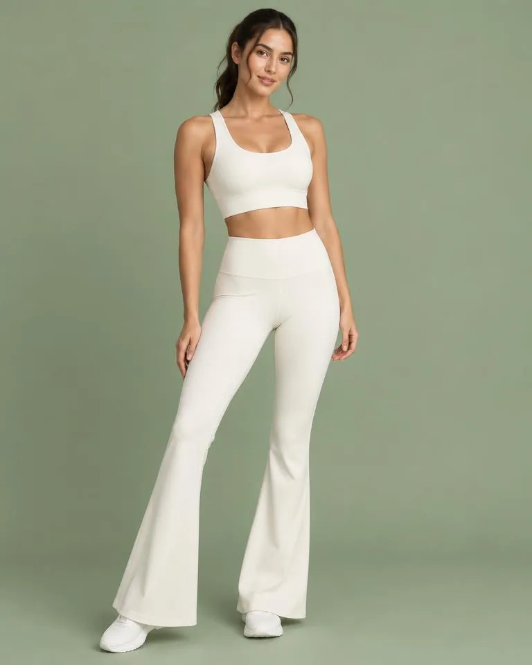 Legging Flare Off-White — foto 1
